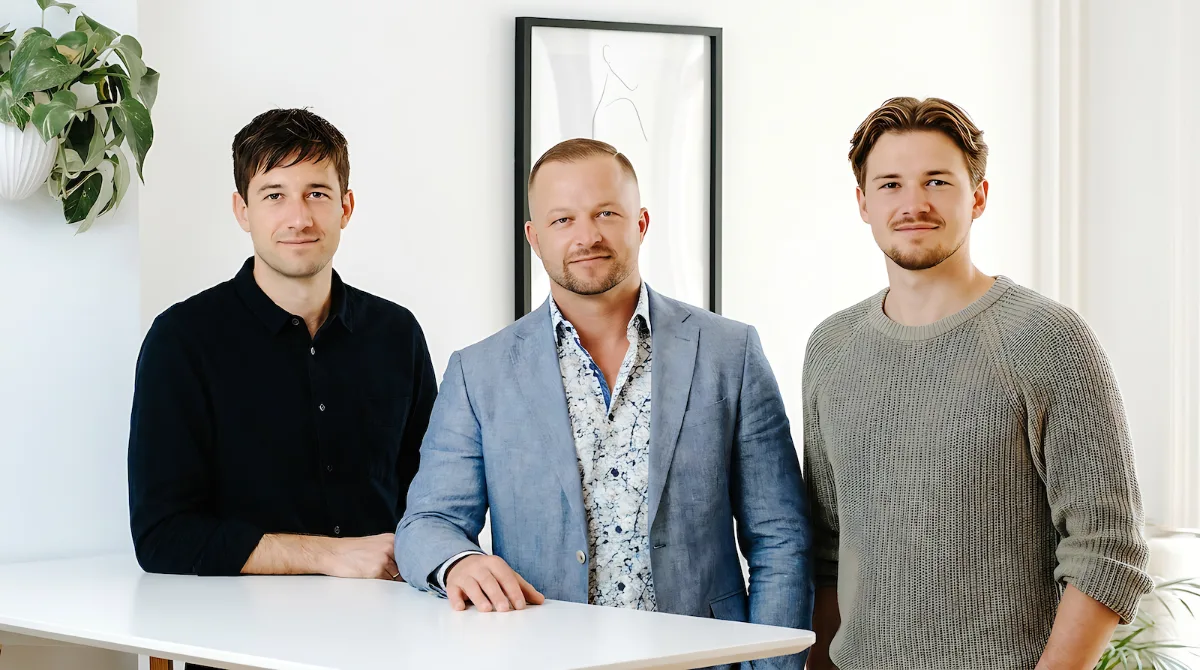 Die Gründer von Medono — Geschäftsführung: Jonas Dietrich, Paul Kuppel, Simon Jakobi